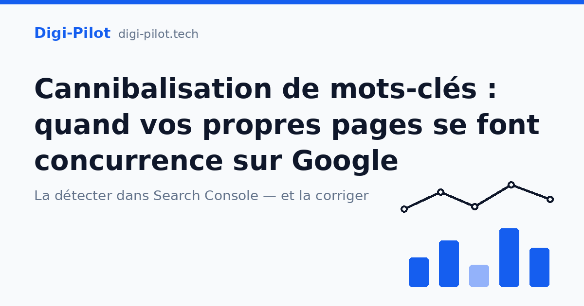 Cannibalisation de mots-clés : quand vos propres pages se font concurrence sur Google