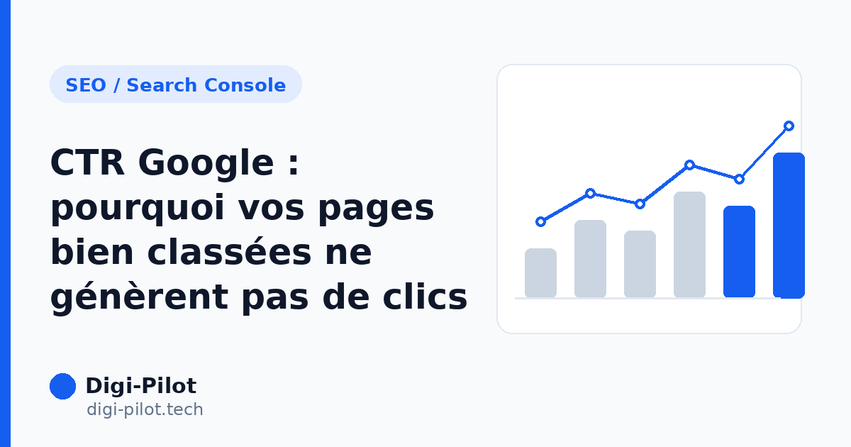 CTR Google : pourquoi vos pages bien classées ne génèrent pas de clics